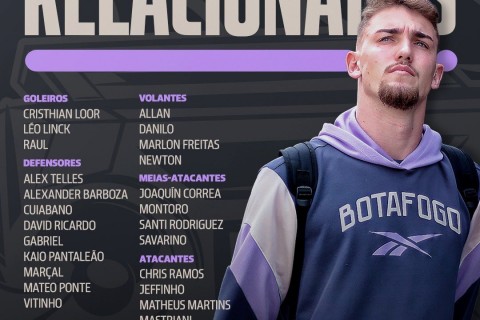 Botafogo divulga relacionados para enfrentar o Mirassol novamente sem Artur e Arthur Cabral